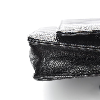 Chanel Caviar Quilted Wallet On Chain WOC Black 11 of 13
