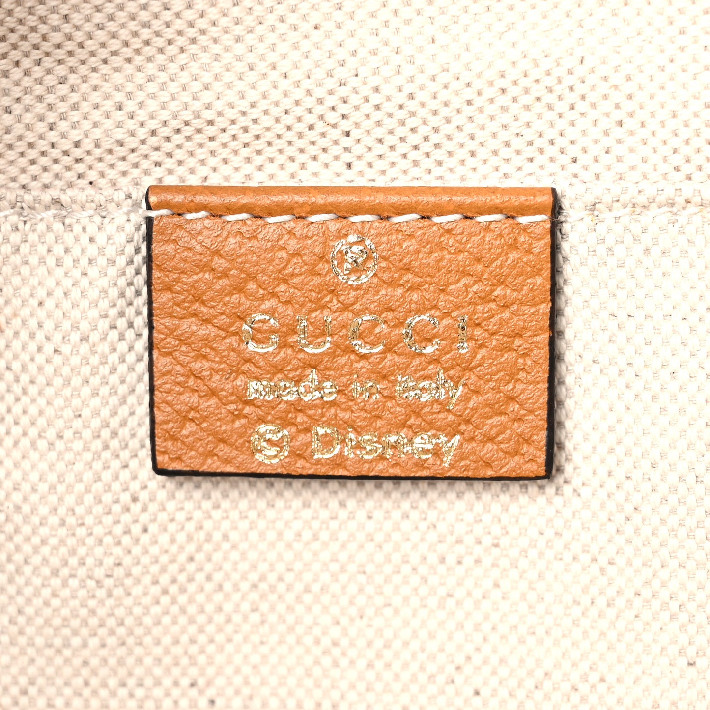 X DISNEY Mini Vintage GG Supreme Monogram Mickey Mouse Top Handle Tote Beige Vintage Sun Oil