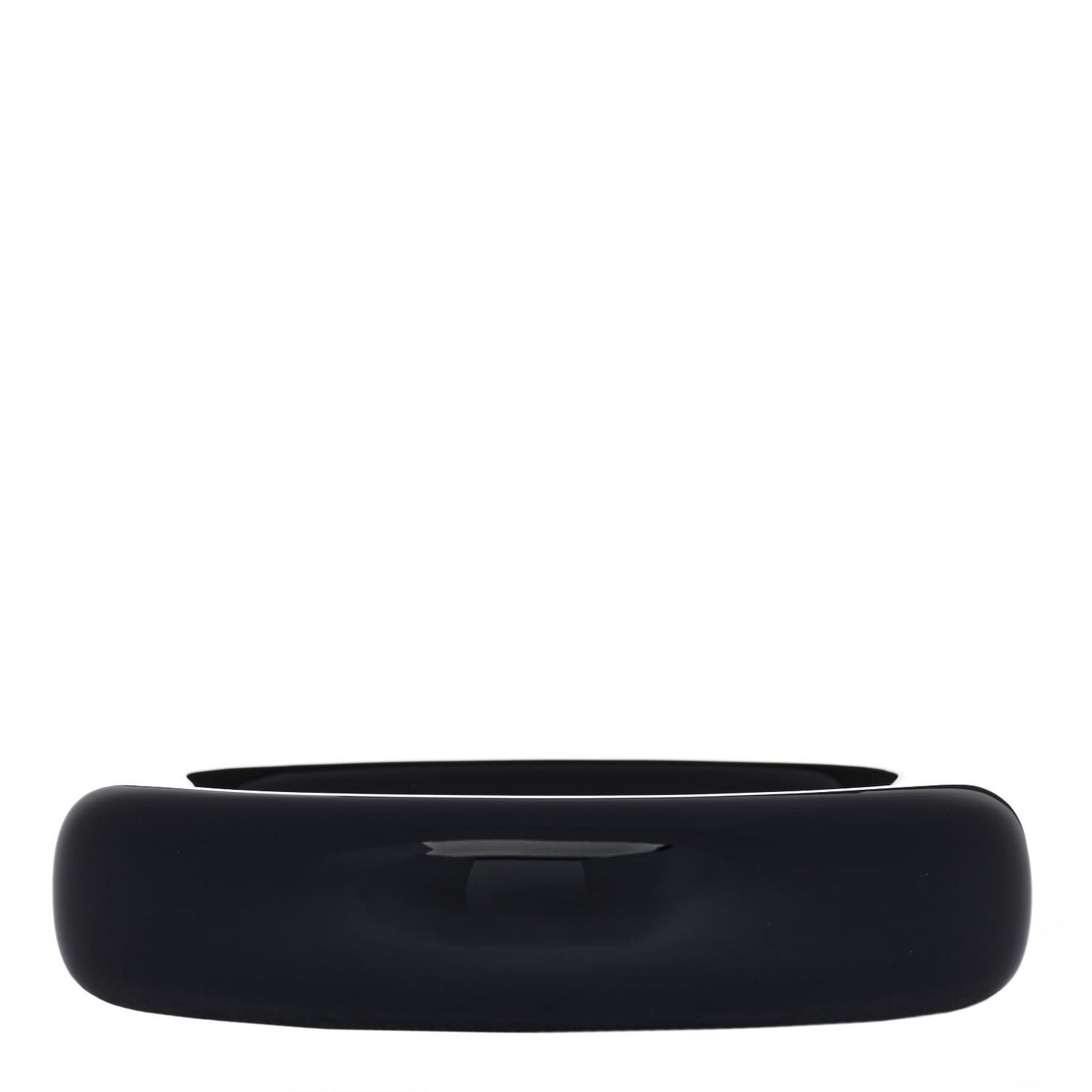 Lacquer Hardwood Elsa Peretti Doughnut Bangle Bracelet Black