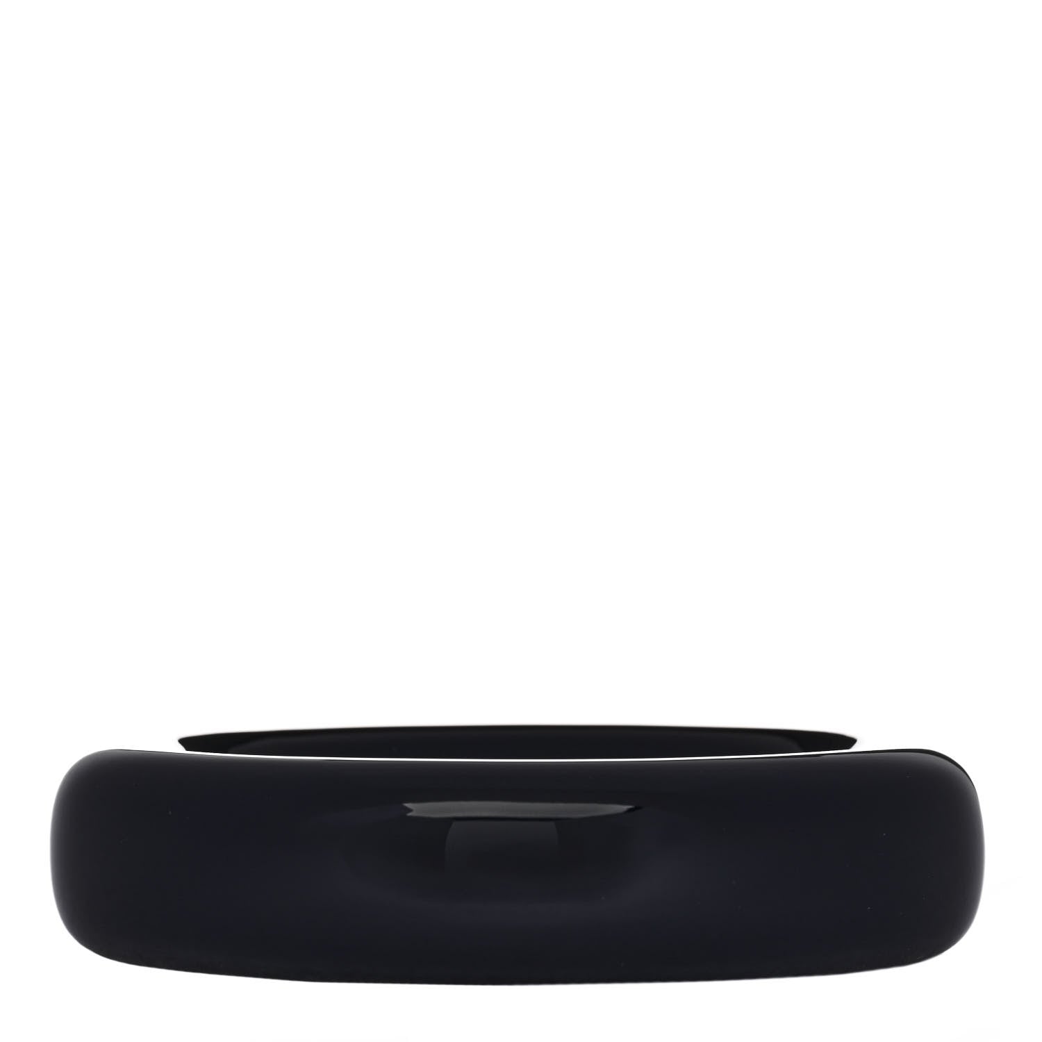 Tiffany Lacquer Hardwood Elsa Peretti Doughnut Bangle Bracelet Black 2 of 4