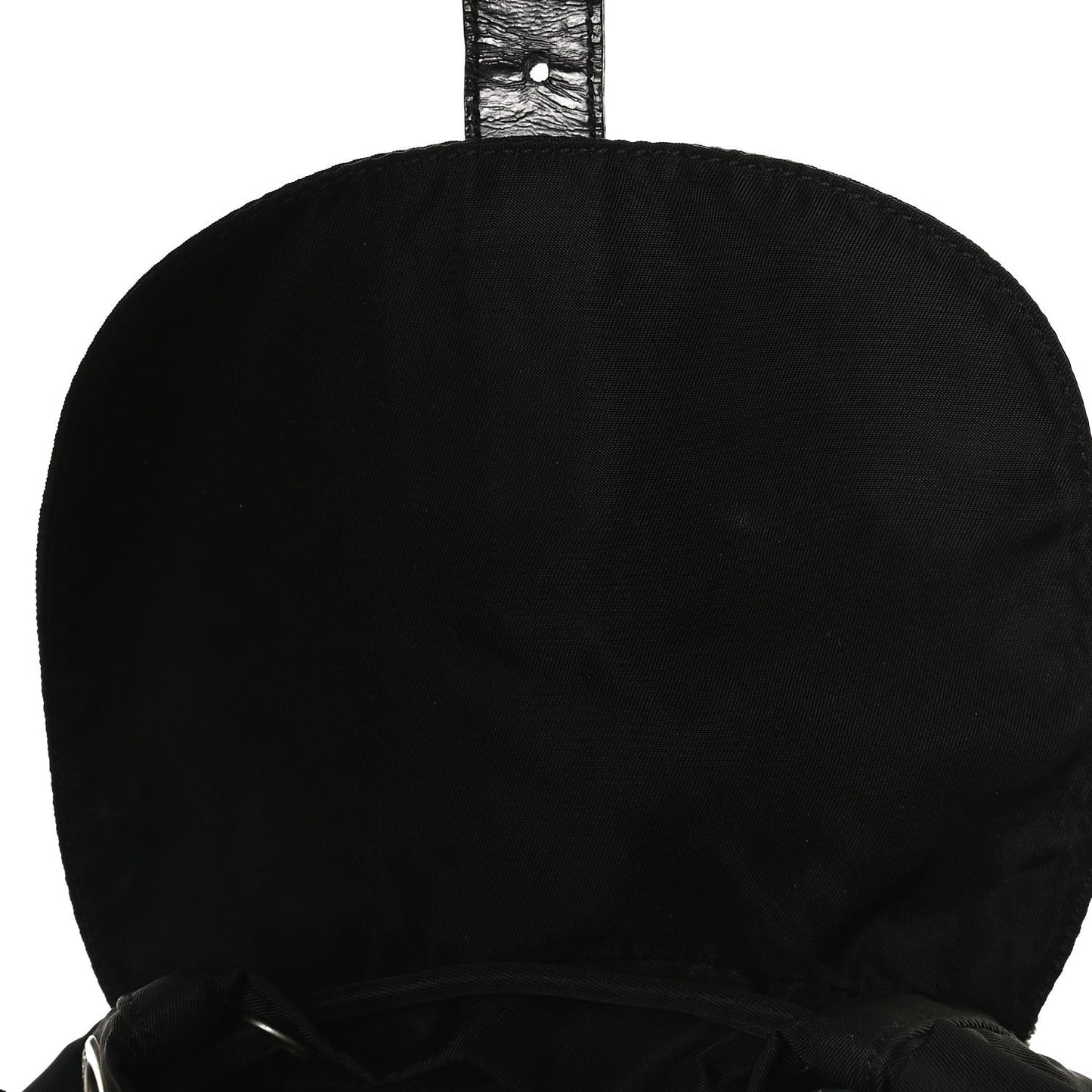 Tessuto Nylon Vela Cinch Backpack Black