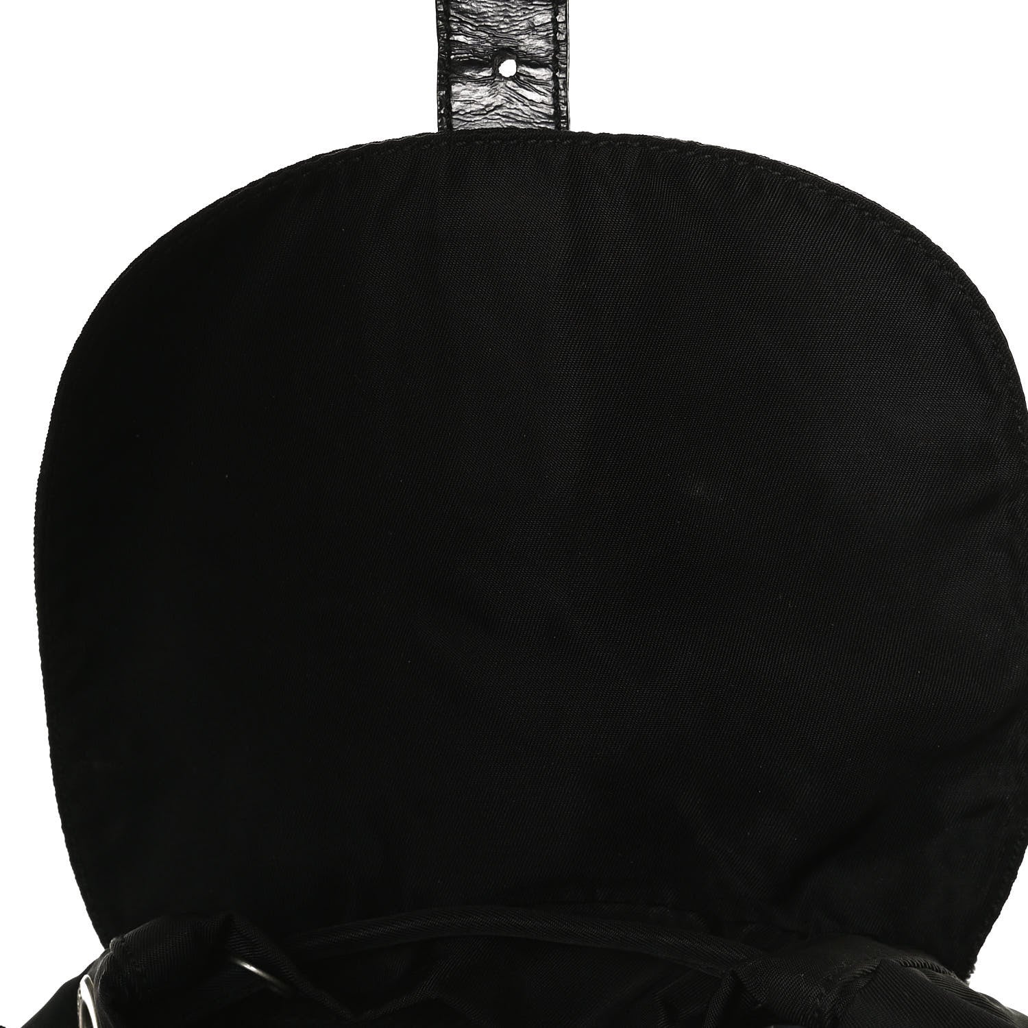 Prada Tessuto Nylon Vela Cinch Backpack Black 15 of 17