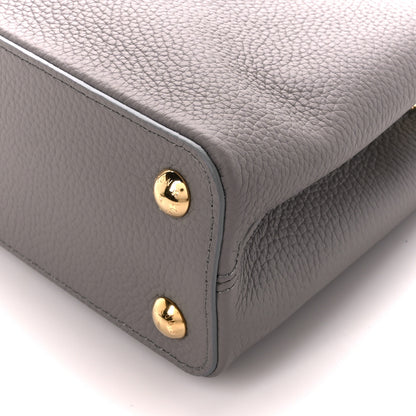 Louis Vuitton Taurillon Snakeskin Capucines BB Steeple Grey 9 of 9