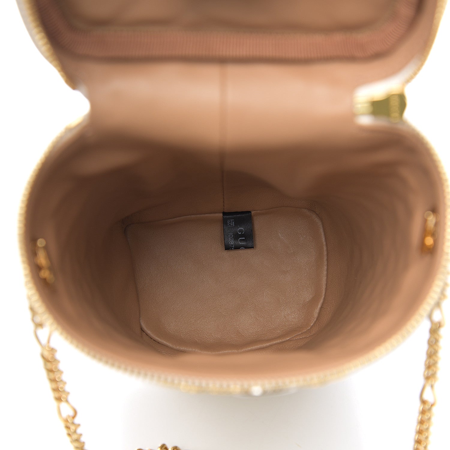 Gucci Calfskin Trapuntata Zumi Belt Bag Off White 4 of 10