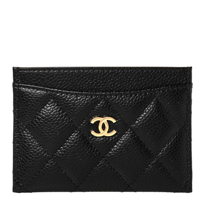 Chanel Caviar Quilted Card Holder Black 1 of 9