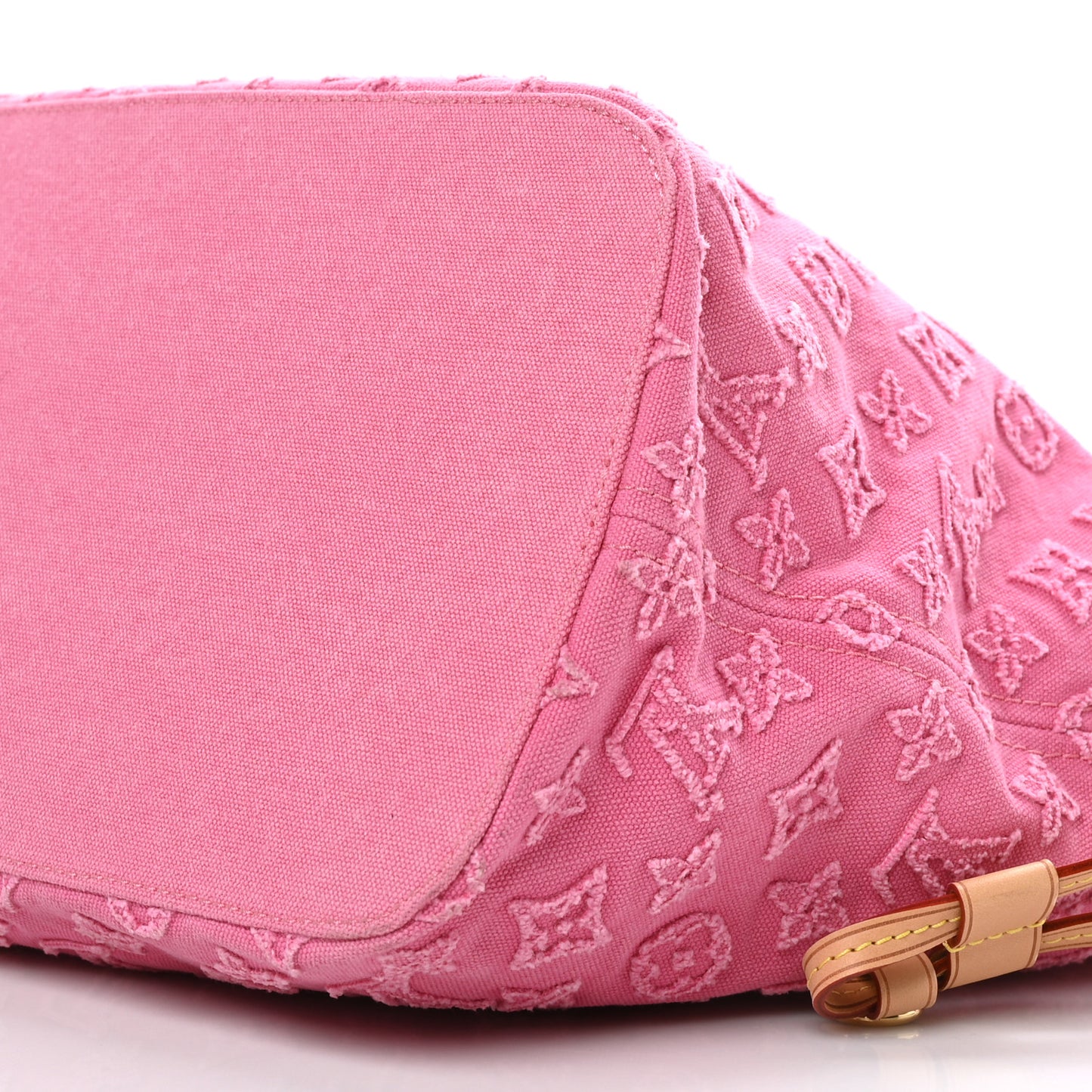 Monogram Denim Neverfull MM Rose
