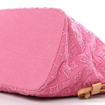 Louis Vuitton Monogram Denim Neverfull MM Rose 7 of 7