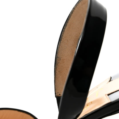 Christian Louboutin Patent Actina 100 Pumps 38.5 Black 9 of 12