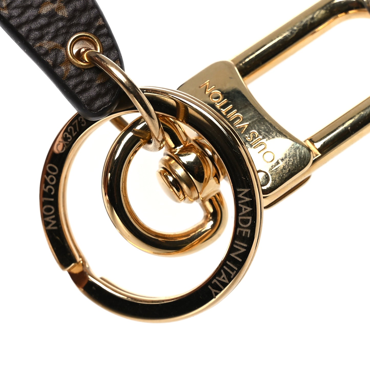 Calfskin Monogram LV Animals Bunny Bag Charm Key Holder Pale Pink
