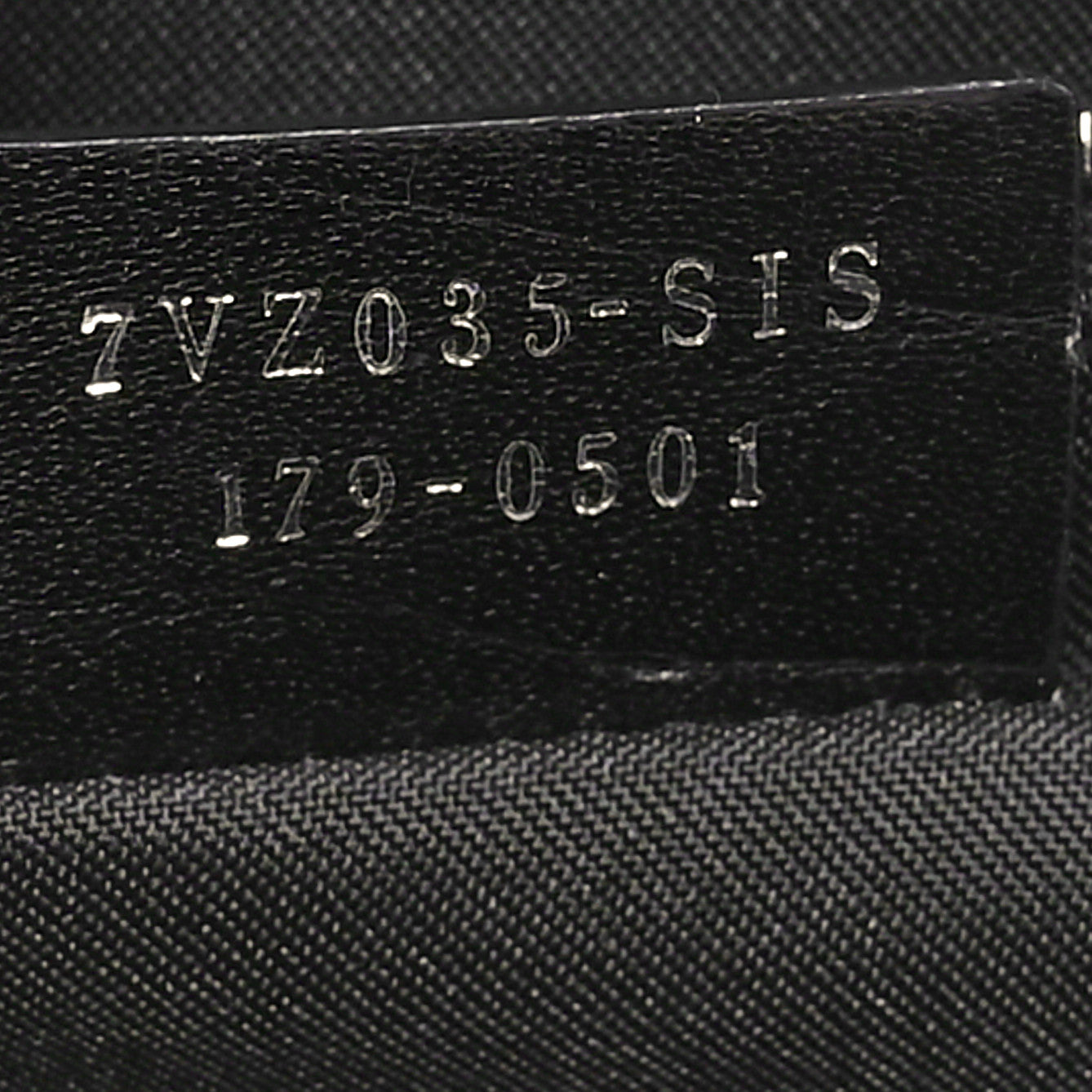 Nylon Vitello Century Logo Backpack Black