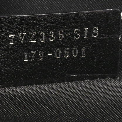 Fendi Nylon Vitello Century Logo Backpack Black 7 of 11