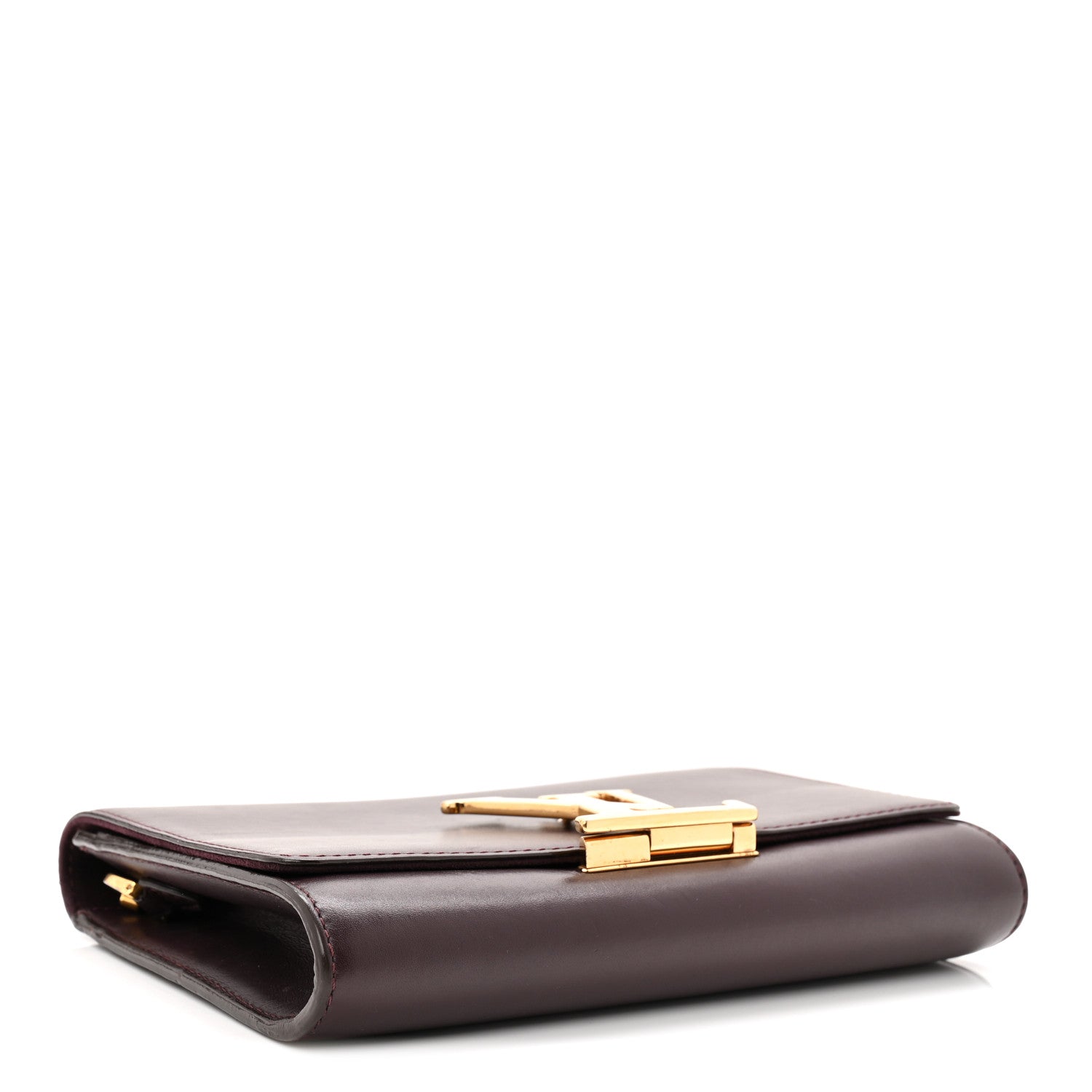Louis Vuitton Calfskin Chain Louise GM Amarante 4 of 10