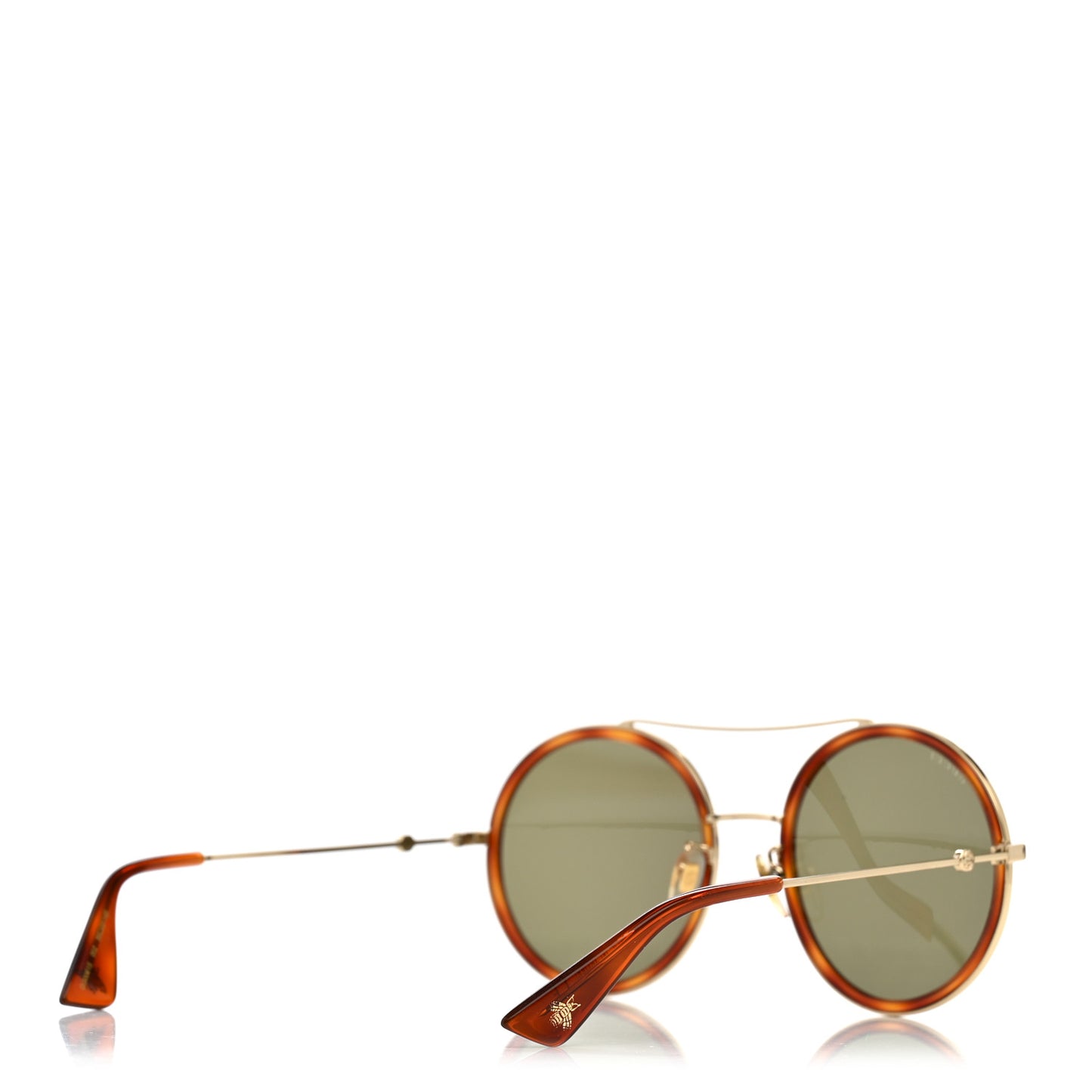 Round Sunglasses GG0061S Tortoise