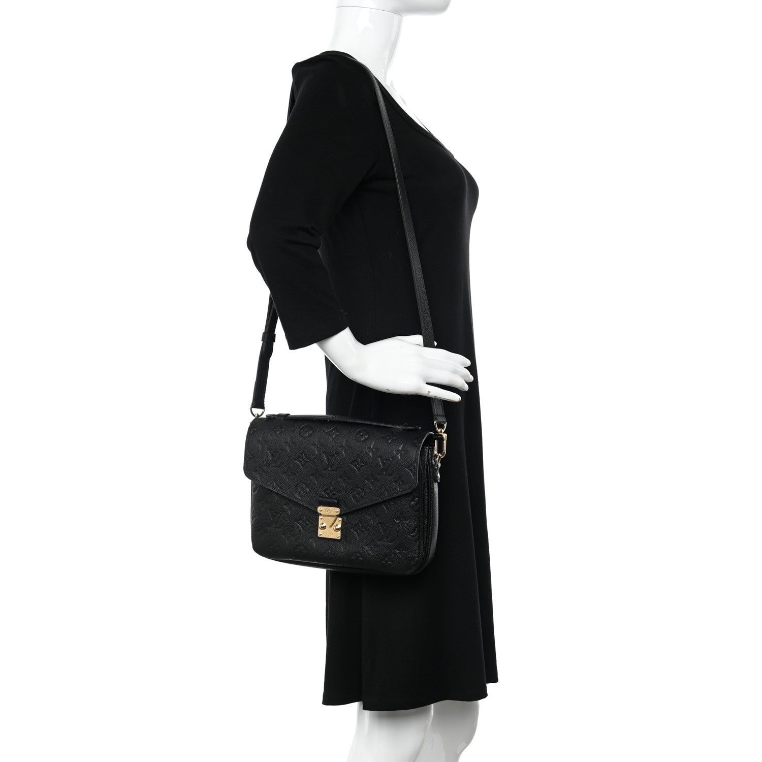 Louis Vuitton Empreinte Pochette Metis Black 2 of 10
