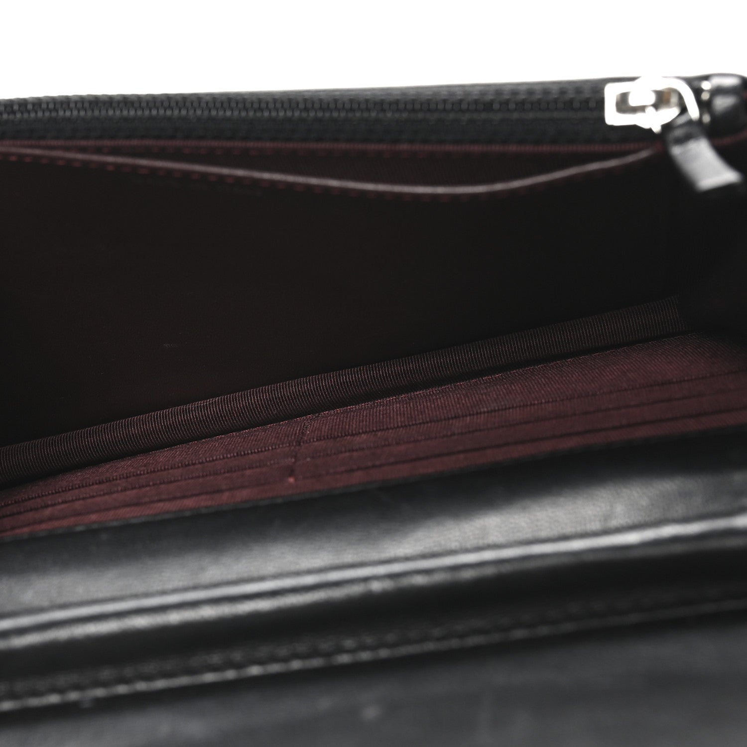 Chanel Lambskin Quilted Wallet On Chain WOC Black 5 of 11