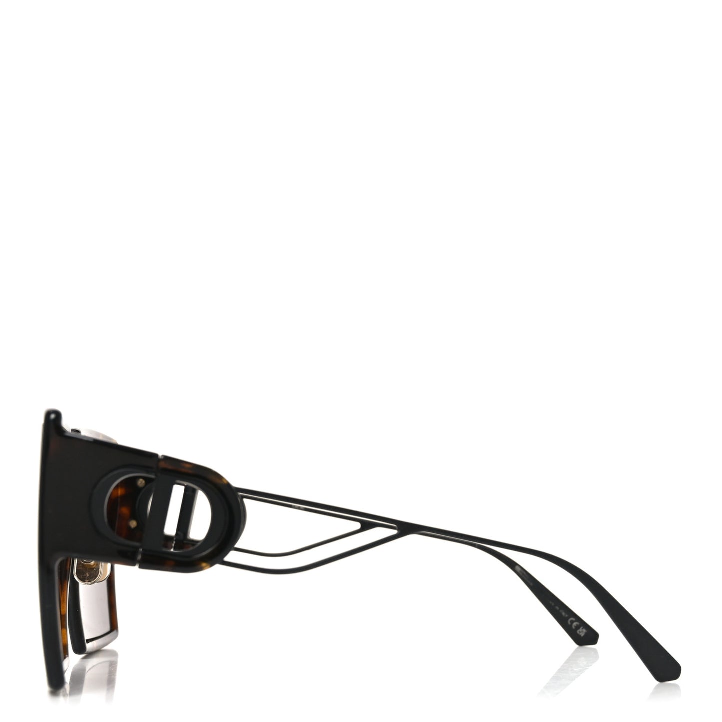 Acetate Square 30 Montaigne Sunglasses Tortoise
