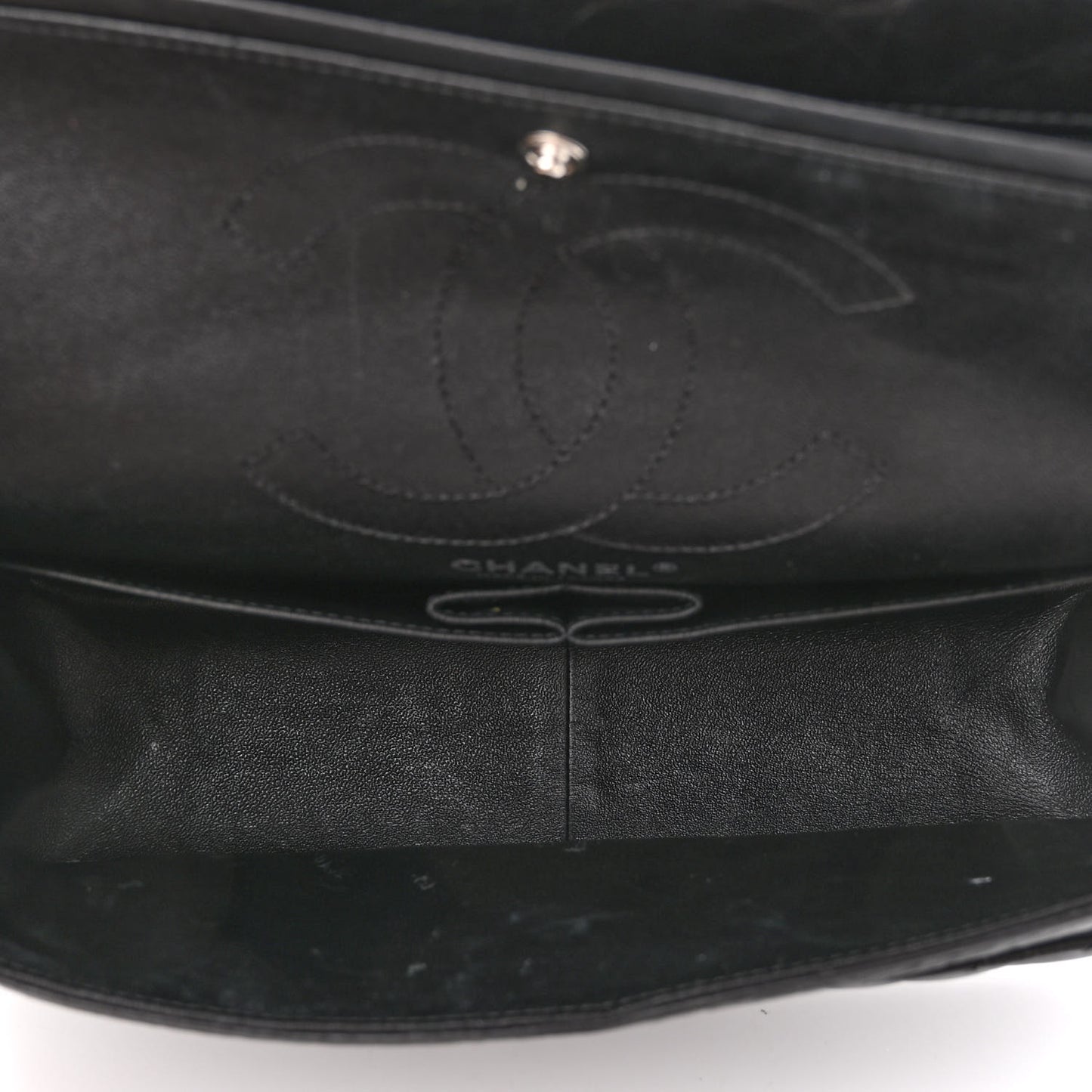 Aged Calfskin Chevron Quilted 2.55 Reissue 226 So Black