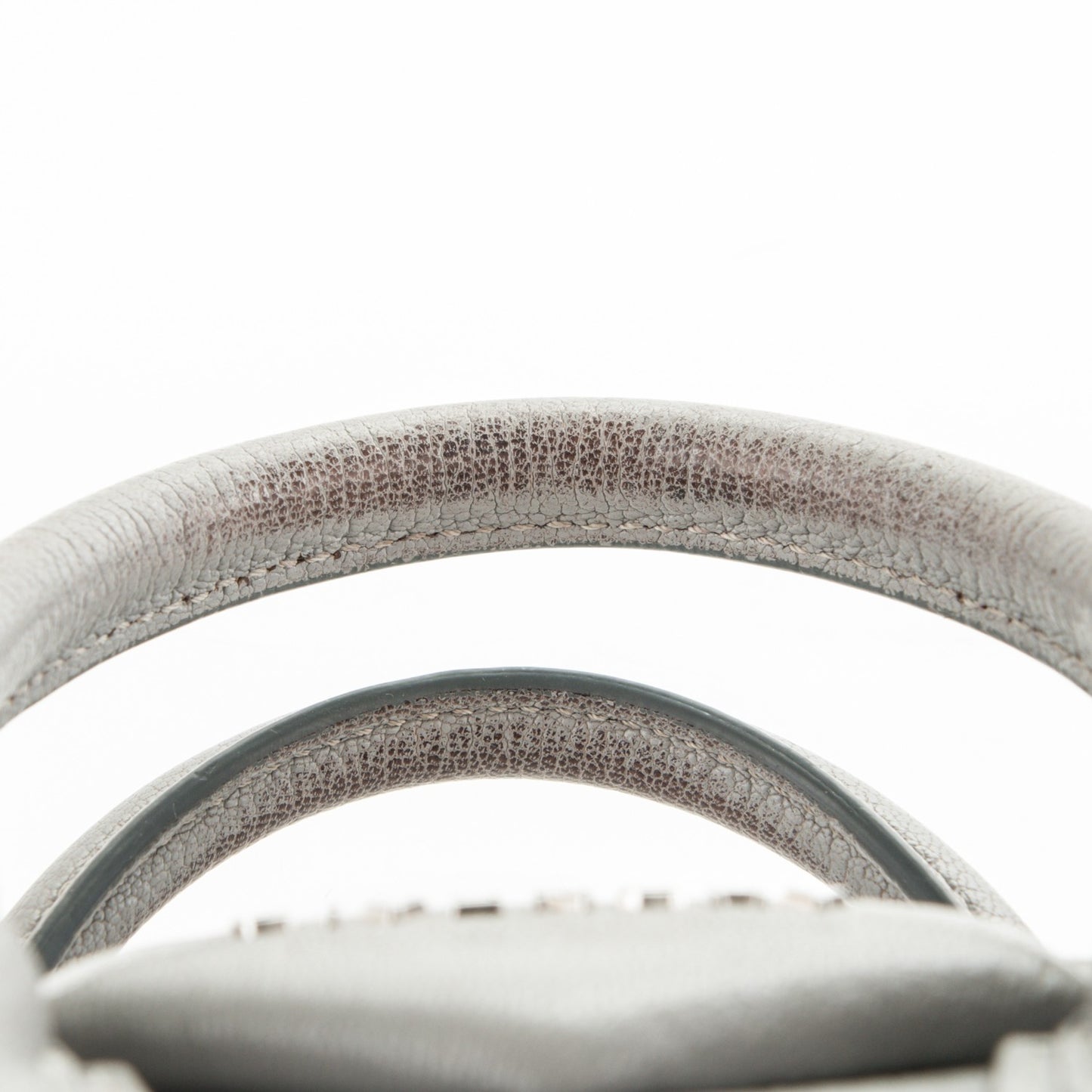 Sugar Goatskin Mini Antigona Grey