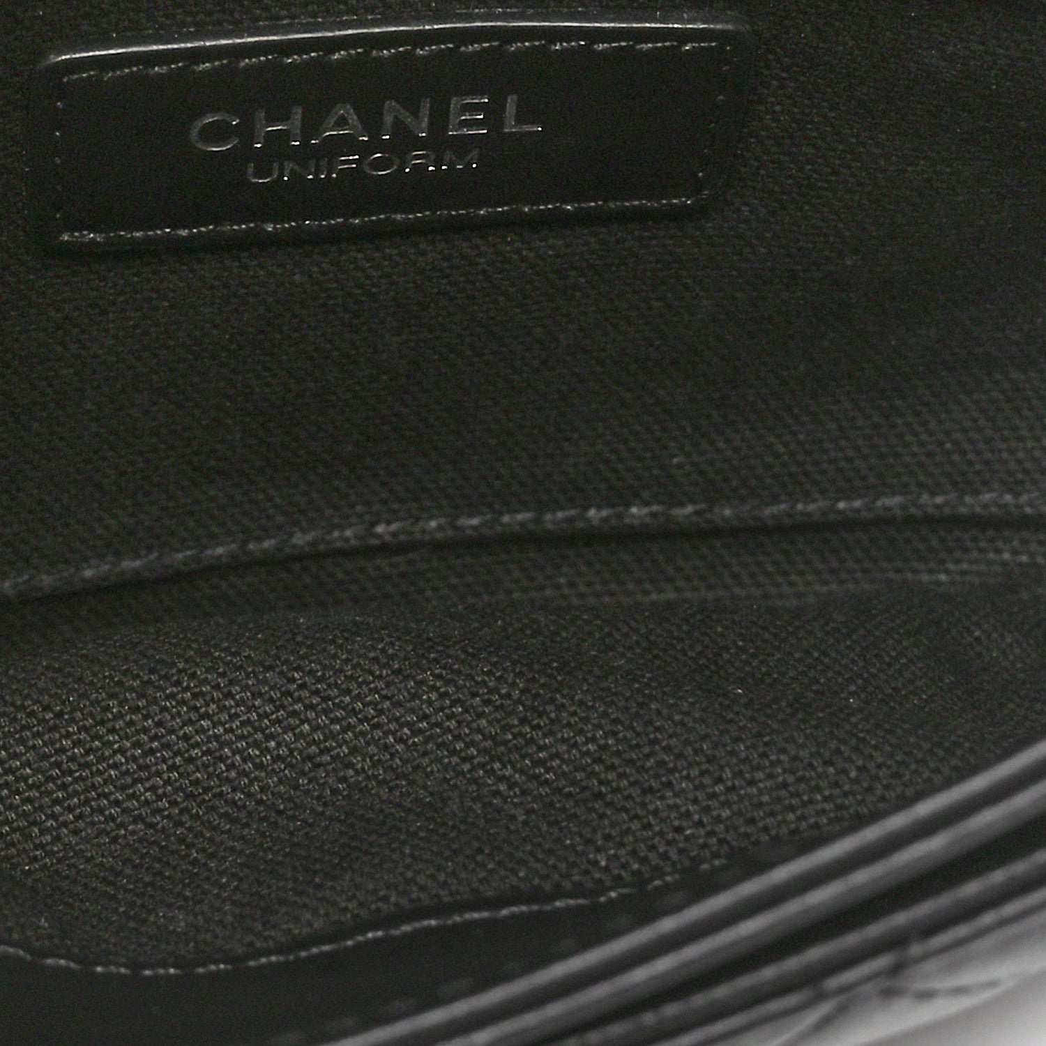 Chanel Calfskin Quilted CC Uniform Flap Belt Bag Black 5 of 10