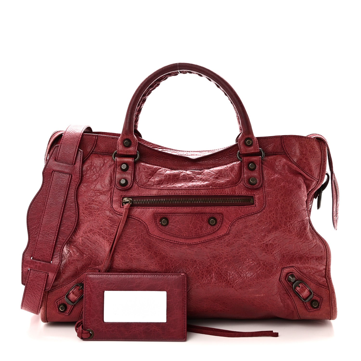 Balenciaga Agneau Classic Hardware City Cassis 3 of 11