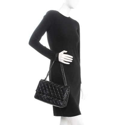 Chanel Metallic Aged Calfskin 2.55 Reissue 226 Flap So Black 2 of 10