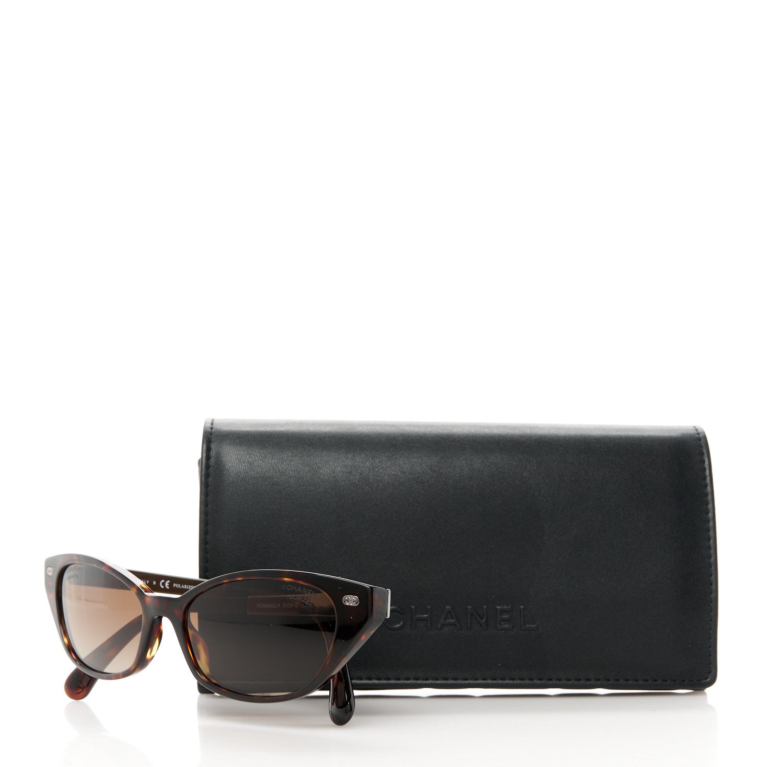 Chanel Acetate CC Cat Eye Sunglasses 5438-Q Tortoise 8 of 8