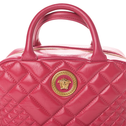 Versace Nappa Quilted Icon Bowler Fuchsia 10 of 10