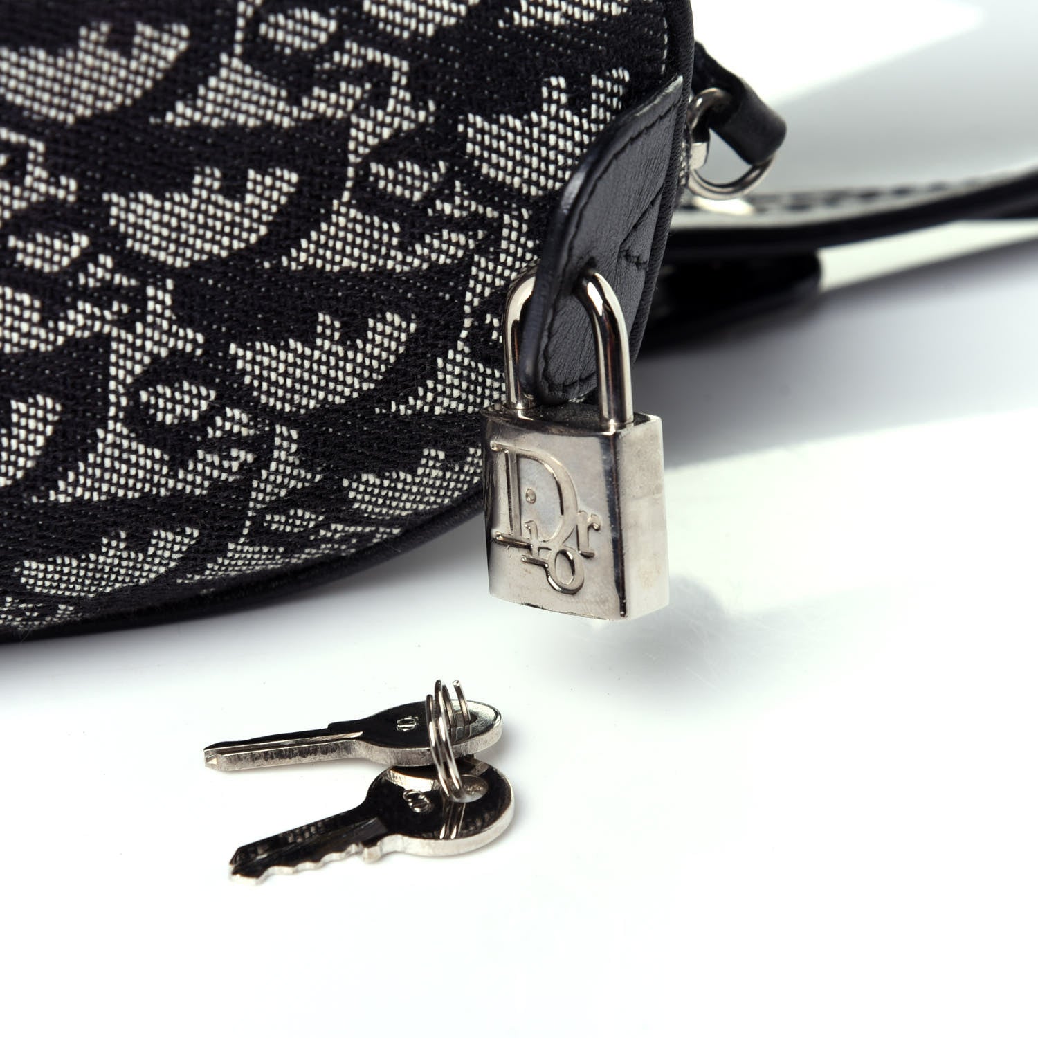 Christian Dior Monogram Boston Black 10 of 12