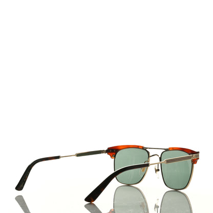 Gucci Acetate Square Frame Web Sunglasses GG0287S Light Tortoise 4 of 5