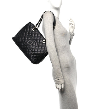 Chanel Caviar Quilted Grand Shopping Tote GST Black 2 of 14