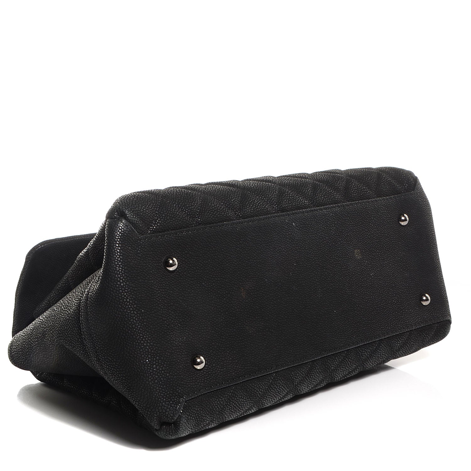 Chanel Iridescent Caviar Medium Lady Pearly Flap Black 4 of 8