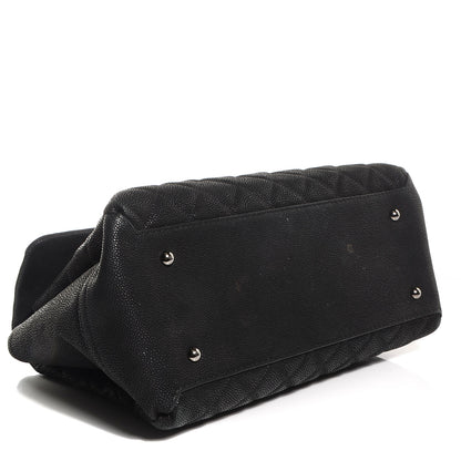 Chanel Iridescent Caviar Medium Lady Pearly Flap Black 4 of 8