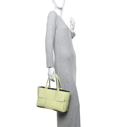 Bottega Veneta Nappa Maxi Intrecciato Small Arco Tote Lemon 2 of 15