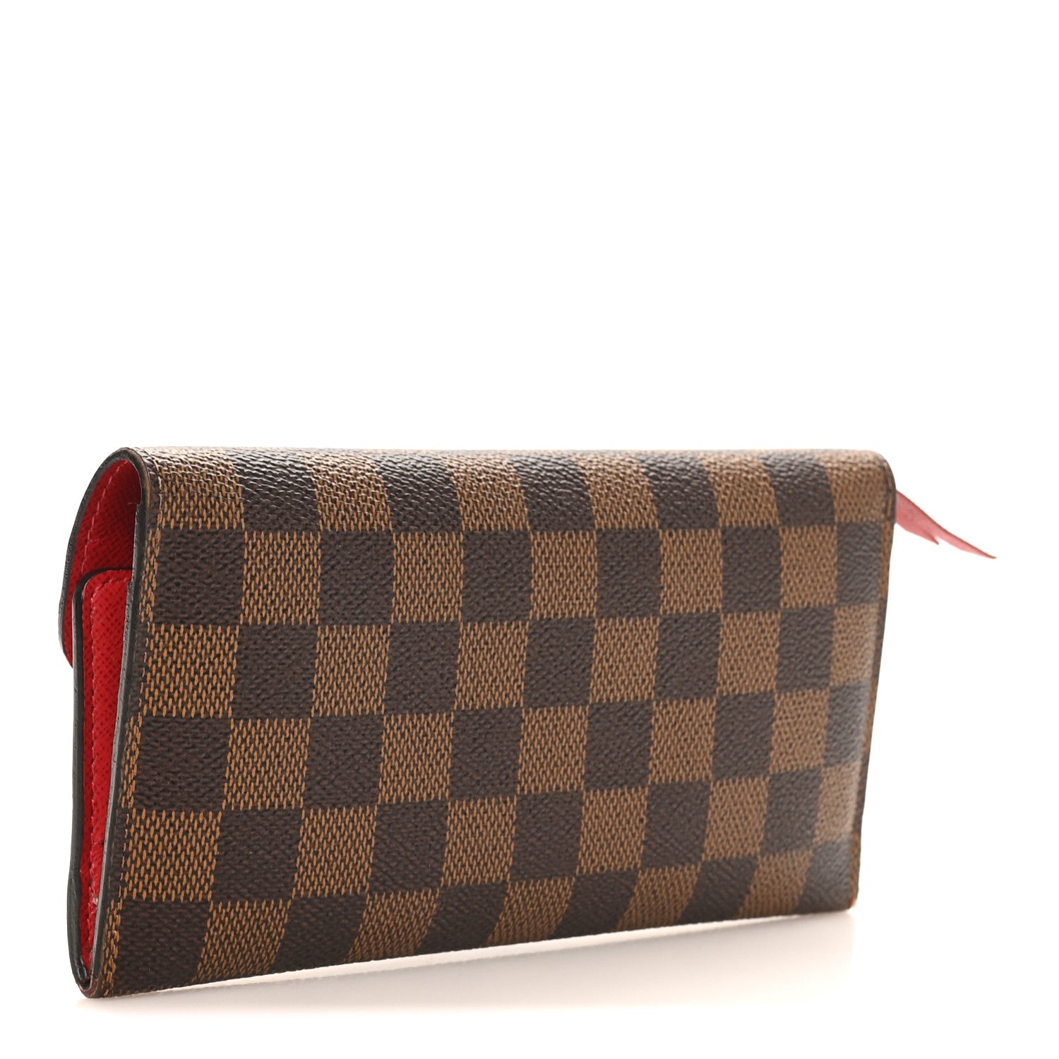 Louis Vuitton Damier Ebene Josephine Wallet Red 3 of 8