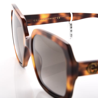 Gucci Acetate Square GG 0096/S Havana 6 of 7
