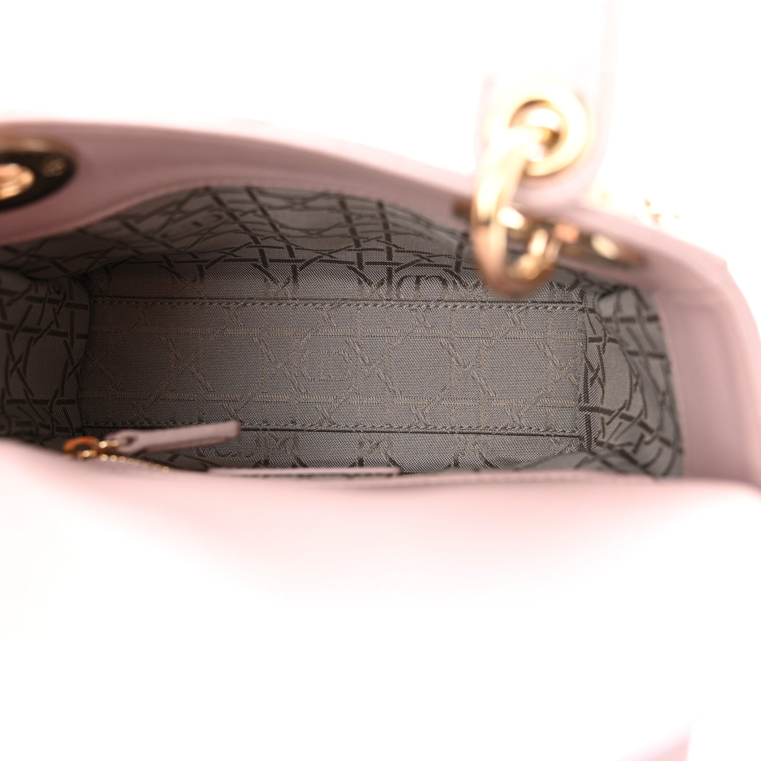 Christian Dior Lambskin Cannage Mini Lady Dior Rose Clair 5 of 14