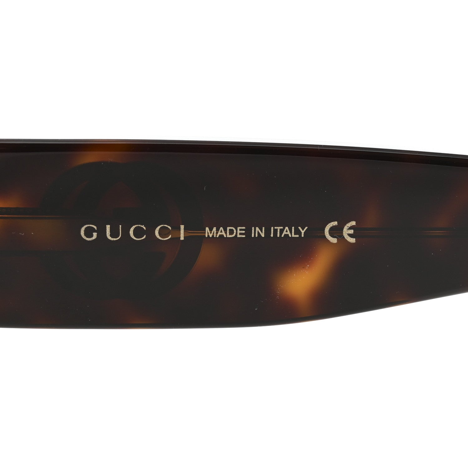 Gucci Oval Sunglasses GG0233S Tortoiseshell Gold 6 of 8