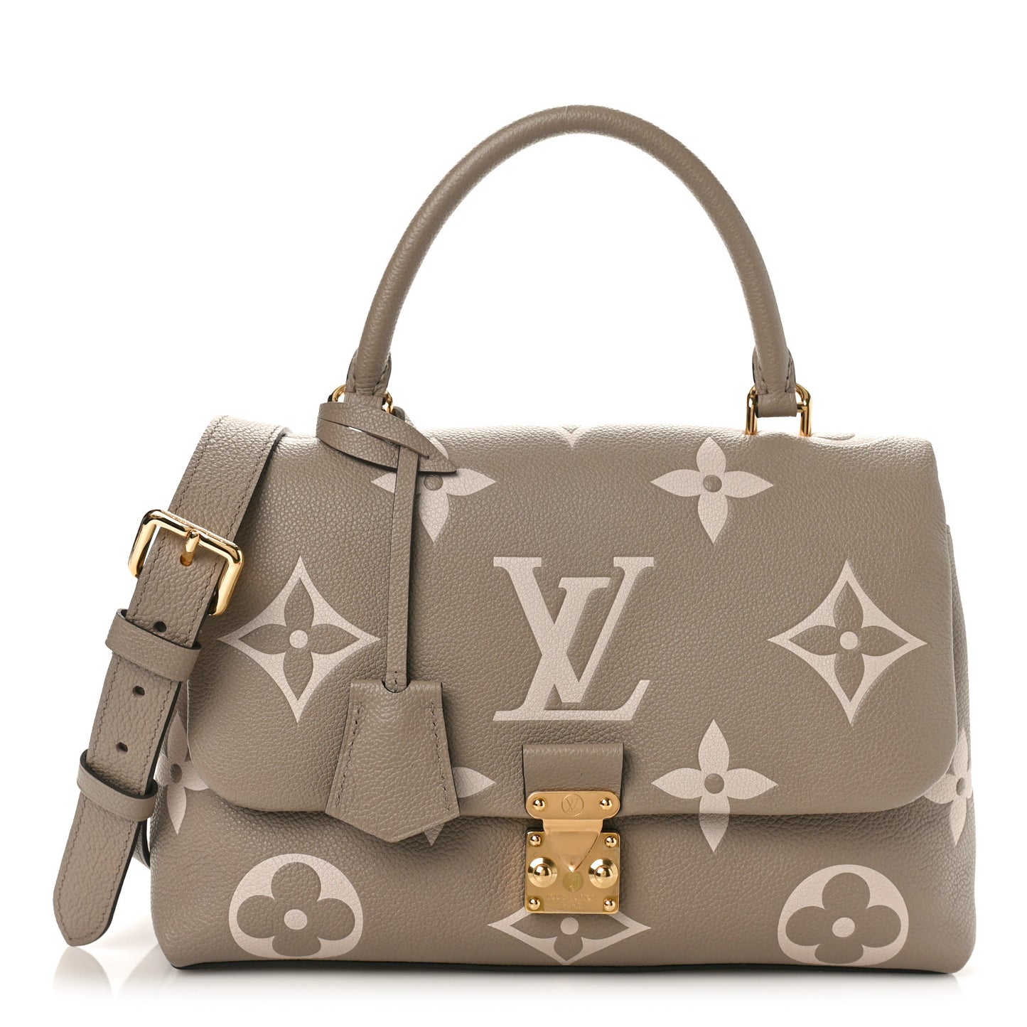 Empreinte Monogram Giant Madeleine MM Dove Grey Beige