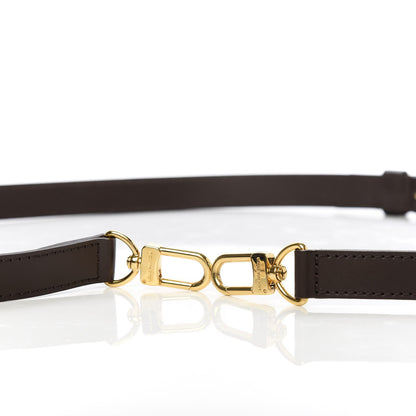 Louis Vuitton Calfskin 16mm Adjustable Shoulder Strap Brown 3 of 3