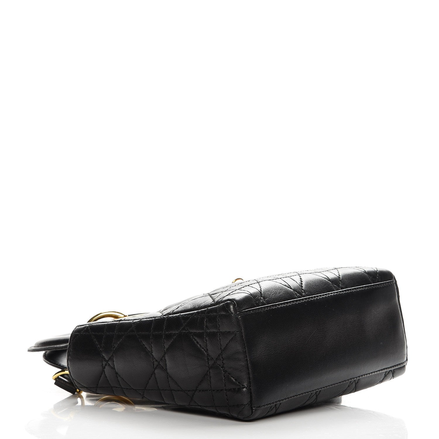 Christian Dior Lambskin Cannage Mini Lady Dior Black 4 of 8