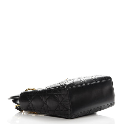 Christian Dior Lambskin Cannage Mini Lady Dior Black 4 of 8