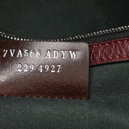 Fendi Cuoio Romano Peekaboo I SEE U Forty8 Satchel Granata 9 of 12