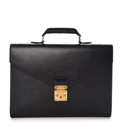 Louis Vuitton Epi Serviette Conseiller Briefcase Black 1 of 19