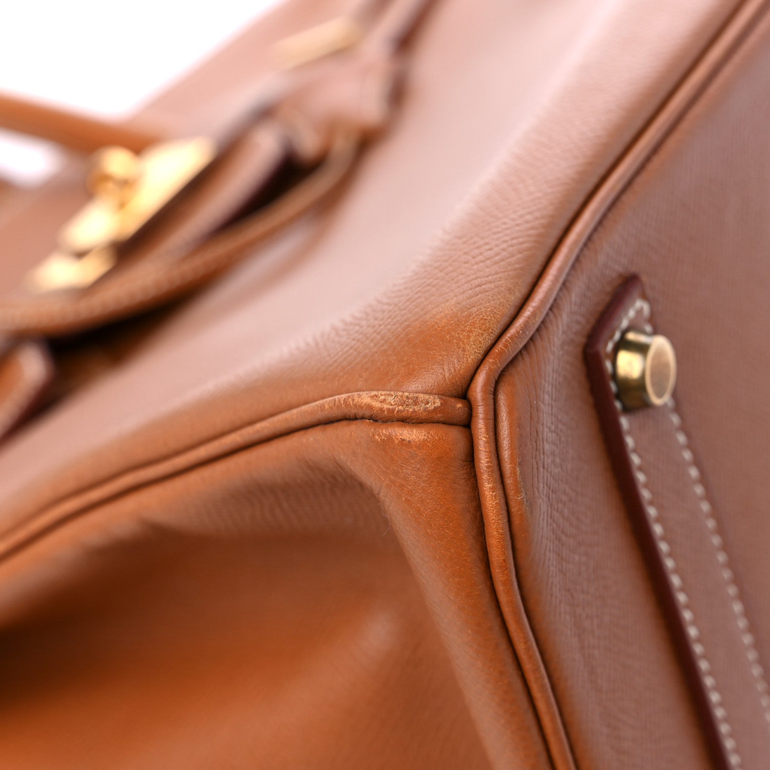 Hermes Courchevel Birkin 35 Gold 8 of 17