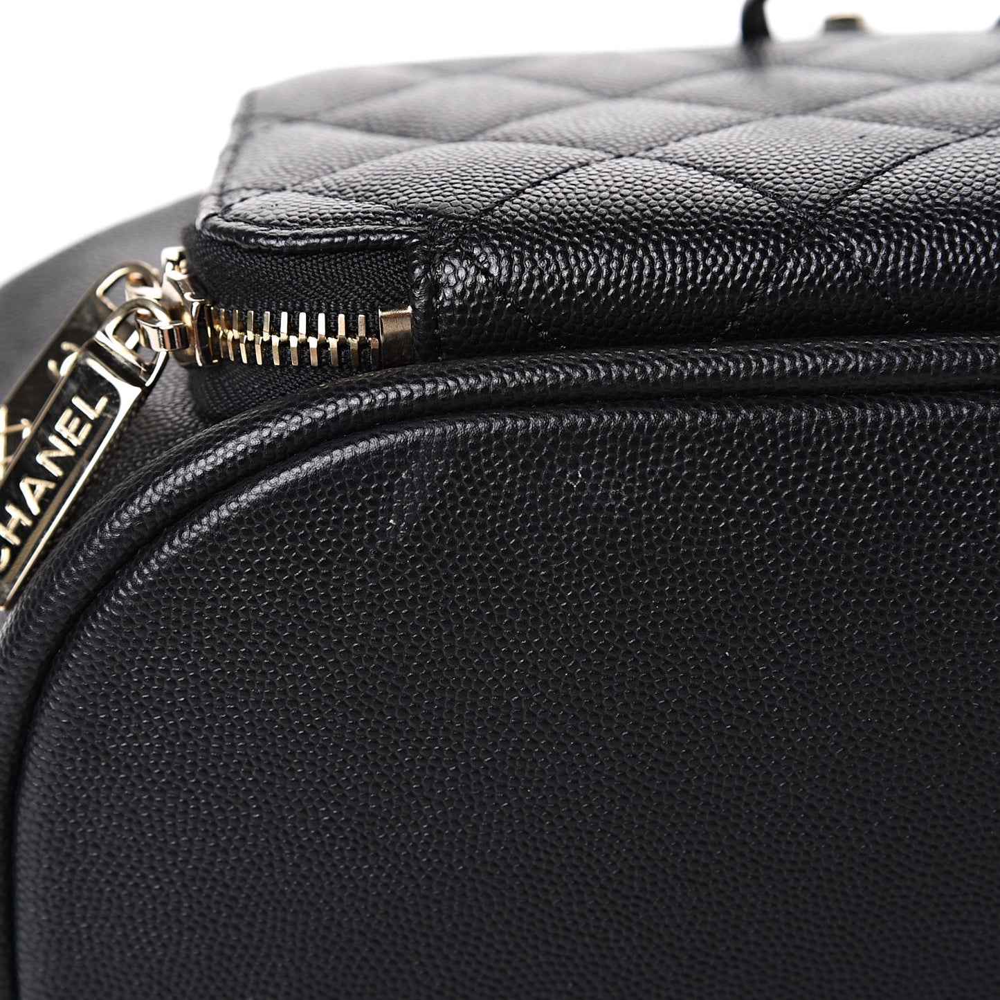 Caviar Quilted Business Affinity Backpack Black