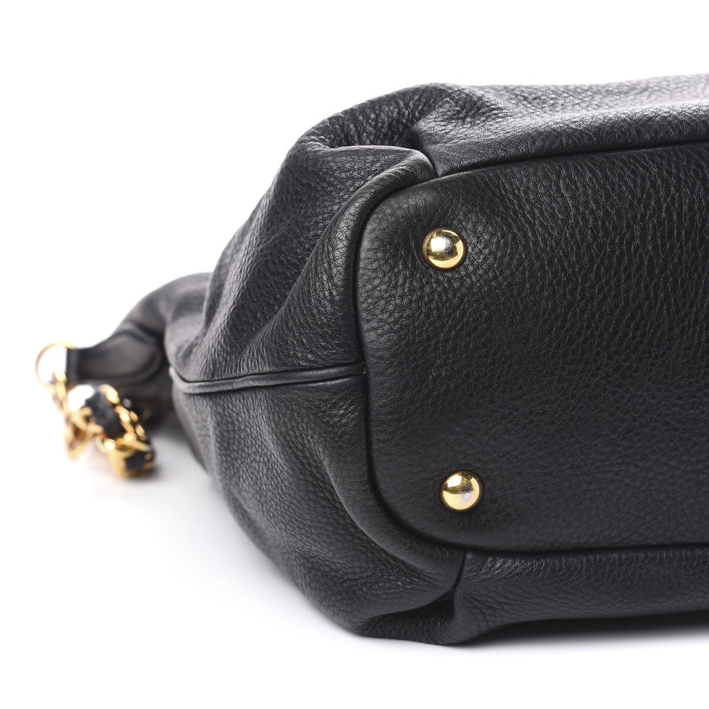 Vitello Daino Tote Black