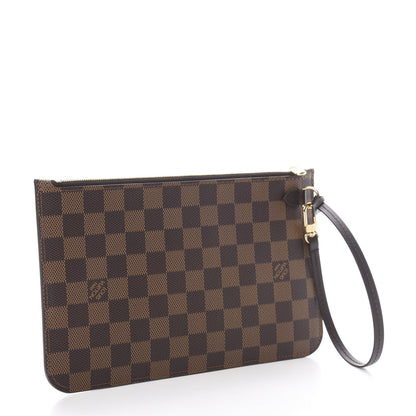 Louis Vuitton Damier Ebene Neverfull MM GM Pochette 3 of 10