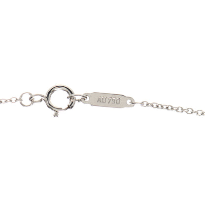 Tiffany 18K White Gold Mini Diamond Bow Pendant Necklace 5 of 6