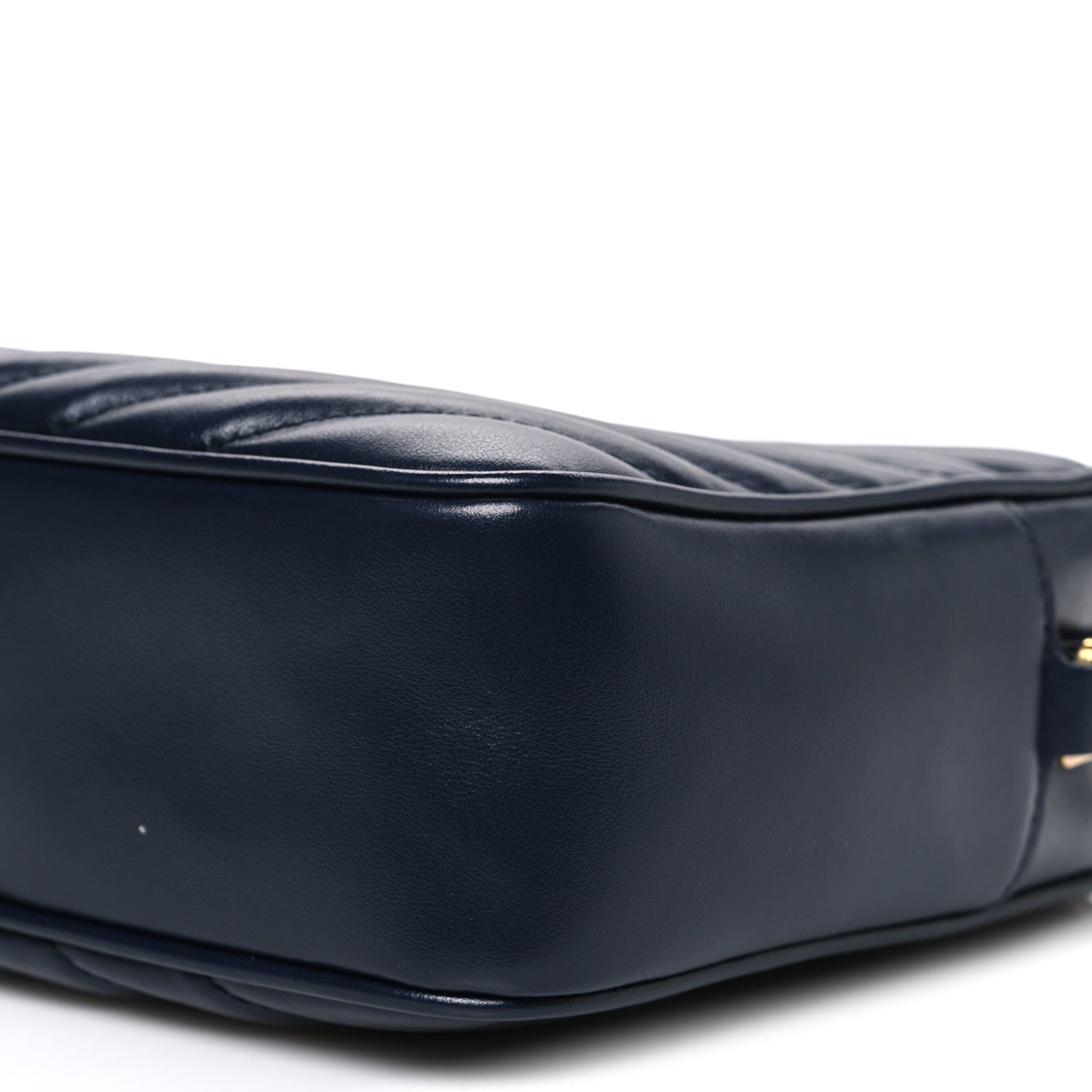 Saint Laurent Calfskin Matelasse Monogram Lou Camera Bag Deep Marine 10 of 11