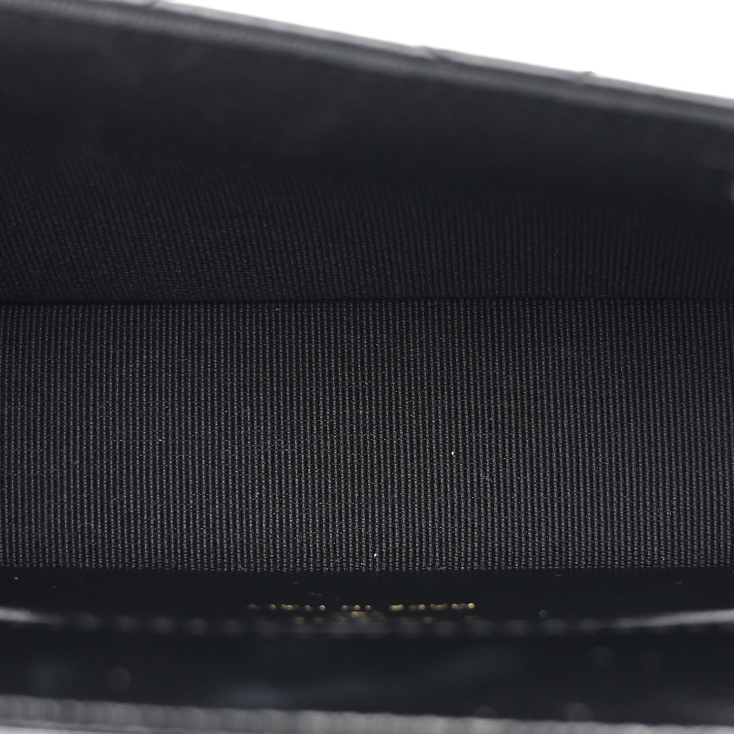 Shiny Lambskin Quilted Top Handle Flap Black
